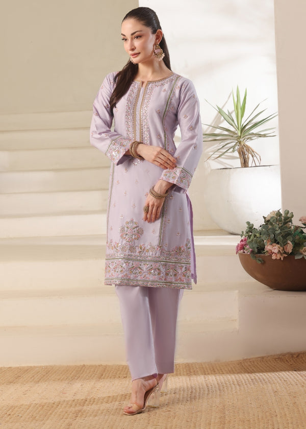 Rang Lilac - Cotton - 2 pieces