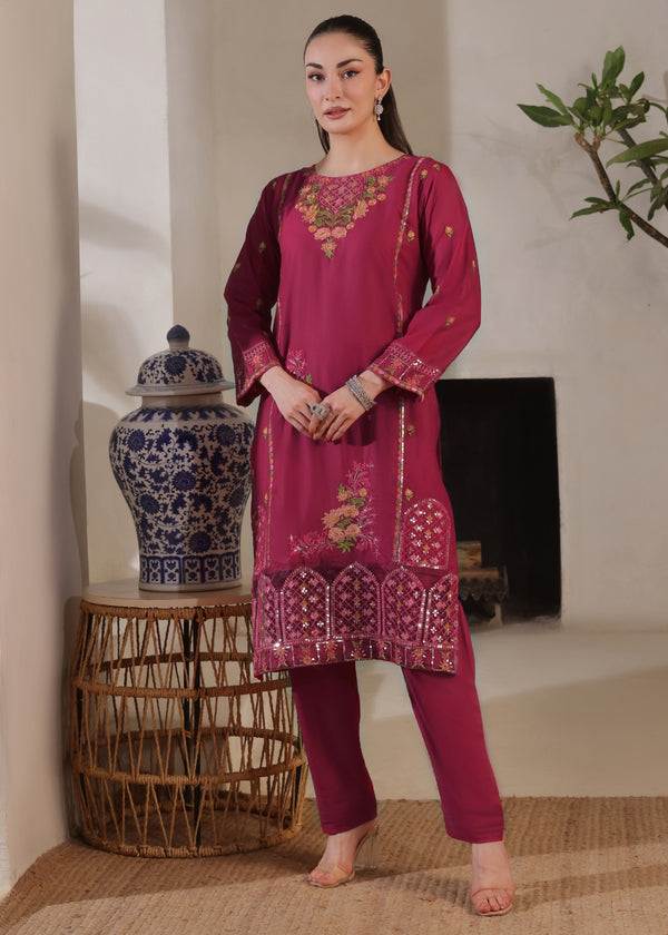 Kali - Hot pink - 2 pieces - Cotton