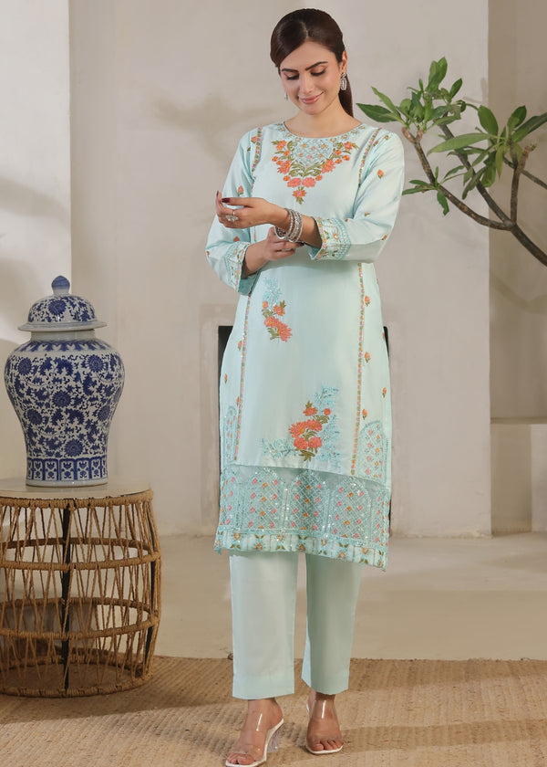 Kali - Ice Blue - 2 pieces - Cotton
