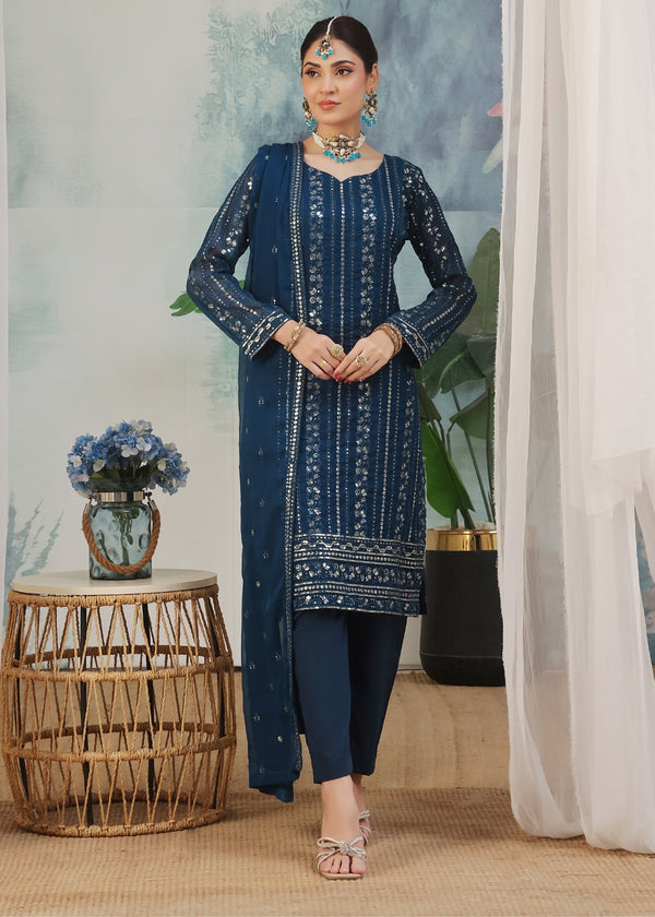 Chandni Peacock - 3 pieces
