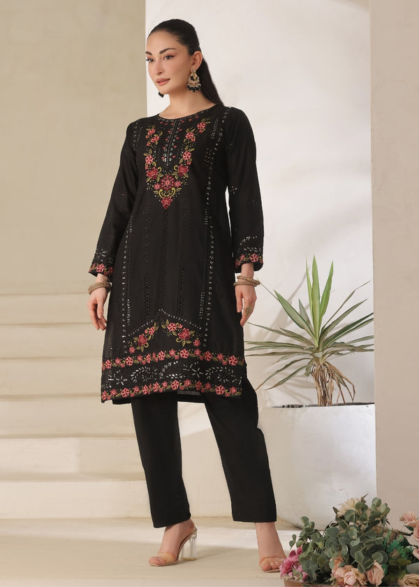 Jhalak - Black - 2 pieces - Cotton